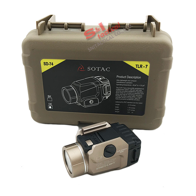 Tactical Compact Pistol Light TLR-7 Stream Light TLR Gun Light F